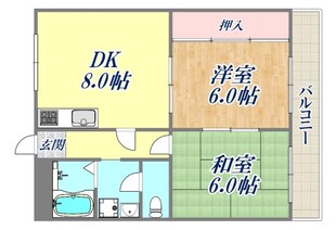 ハイツヨシダの物件間取画像